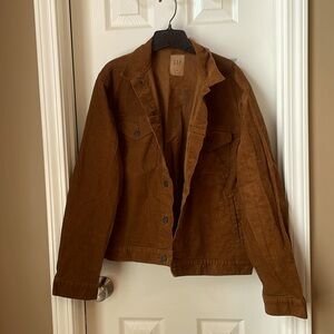 Mens Rust Colored Corduroy Jackets, Size Medium